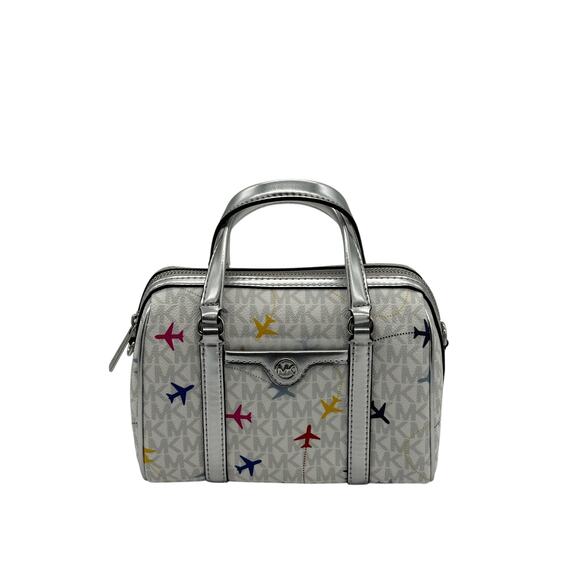 RETAIL $428 Michael Kors Jet Set Travel Small Duffle Crossbody Bag*NWTS - Picture 2 of 12